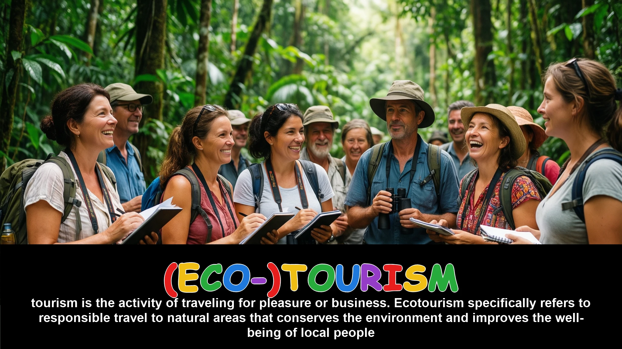 English Illustration for (eco-)tourism